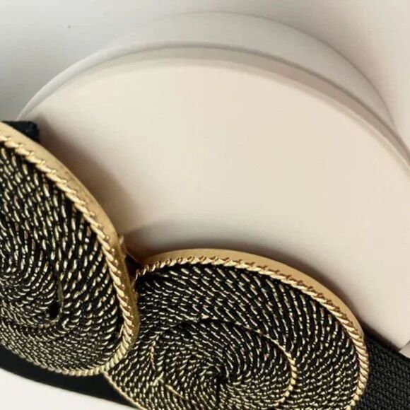 Dresses Wide Elastic Belts for Women Black Women Belts Elastic - Picture 2 of 4